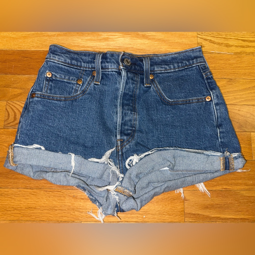 Levi's Blue Jean Shorts